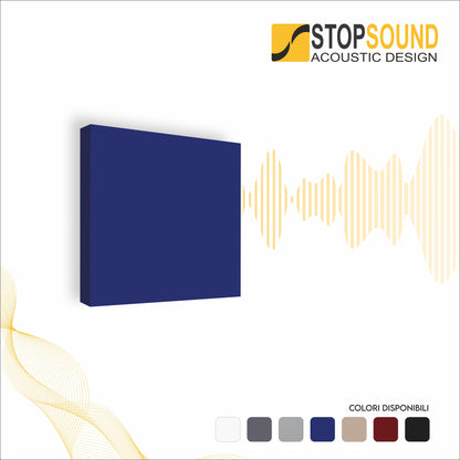 Stop Sound Pannello Acustico Fonoassorbente 64x64x5 cm